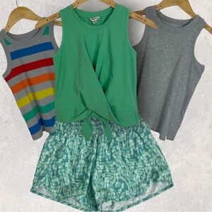 NEW Nordstrom Zella Clothing Lot Bundle Girls Size Large 12 Active Wear Tanks